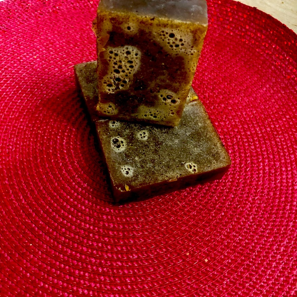 3/$25 Black Rice and Irish Moss Organic Handmade with Love Soap Unisex